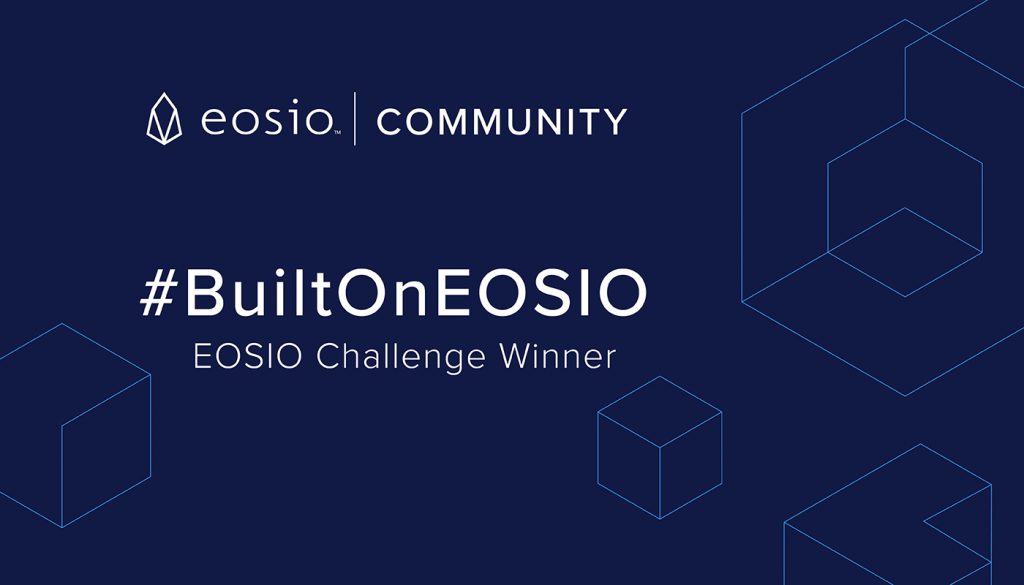 BuiltOnEOSIO - EOSIO Challenge Winner